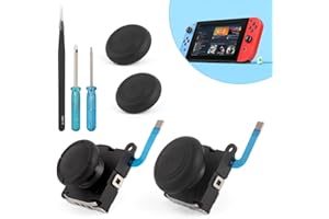 YHX-OU Joystick Sticks 3D joystick per Nintendo Switch NS OLED Switch Lite joystick controller 3D Joystick Analogico Stick, Controller 2 pz + 2 tappi Thumbstick + attrezzi