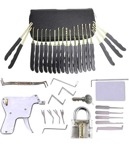 lockpicking locksmith lockpick set tools unlock opener kit de crochetage serrure