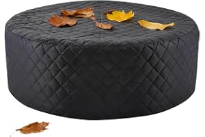 Thermo bubbelpoolskydd Rund, 208x70 cm Isolerad uppblåsbar bubbelpool Thermo komplettskydd med dragkedja dörr, vinterbeständi