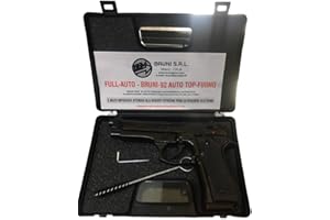 Pistola a Salve BRUNI Beretta 92 Cal.8 Full Automatic | Top Firing | Nera