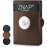 slimpuro Portafoglio Uomo RFID, Portafoglio Uomo Slim con Portamonete, Porta Carte Credito Uomo, Portafoglio e Porta Tessere,