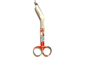 PANTHER SURGICAL Forbici per bendaggi Lister in acciaio inox, 14 cm, multicolore, per primo soccorso e primo soccorso (motivo multicolore)