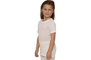 Octave® Girls Thermal Underwear Short Sleeve T-Shirt/Vest/Top