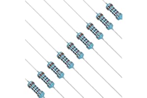 PATIKIL 8.2K Ohm Resistor, 120Pcs 1/4W(0.25Watt) Metal Film Fixed Resistor Kit 1% Tolerance Multiple Values of Resistance Optional for DIY Electronics Projects Computer TV Circuit Board