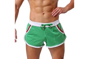 Minetom Hommes Shorts Gym Faire des Exercices Men Fitness Pantalon Court Mode Été Casual Respirant avec des Poches