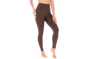 FUTURO FASHION Women’s Petite High Waist Leggings with Fleece Lining – Lightweight Thermal Leggings