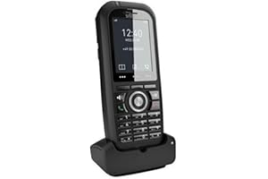 Snom M80 IP Office DECT Ruggedized Handset UE/USA, VoIP, SIP, Bluetooth, IP65, HD, Allarme chiave, vibrazioni, perfetto per uso esterno; Nero; 00004424