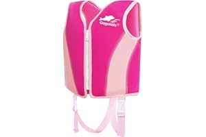 Gogokids Kids Swim Vest - Baby Folat Swim Training Jacket Toddler Buoyancy Swimsuit Swimwear for 2-9 years
