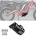 JESTOP Upgraded Engine Guard Bash Bottom Skid Plate, Lower Frame Protector Cover Dirtbike Engine Chassis Protection Kit for Sur Ron Light Bee Segway (Black)