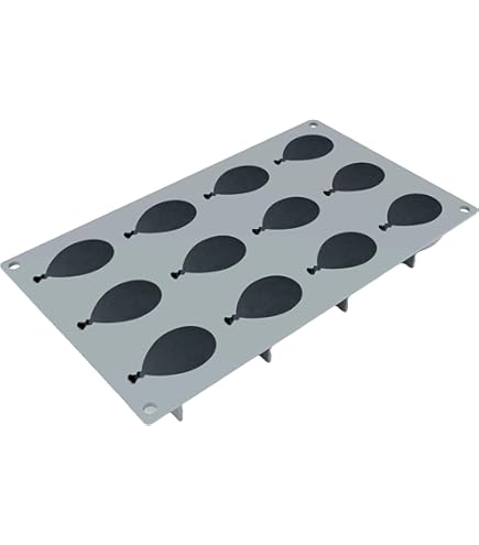 Molde De Silicona Gourmand Pavoni - 20 Cavidades En Forma De Hongo, Para Postres, Aperitivos Y Platos Fríos/Calientes