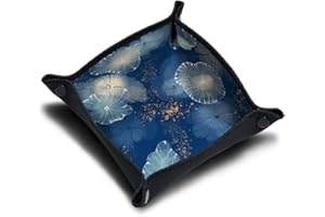 Piste de dés Artistic Jelly Fish 21x21 cm - Plateau à dés Pliable - Immersion Haute Qualité pour Jeu de Société - l'accessoire Parfait pour Vos Jeux - incassable - imprimé en France