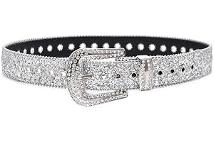 Zimoer Strass Bä För Kvinnor, Cowgirl Stud Cowgirl Läderbä , Glittrande Mesh Strassbä , Punk Mode Kvinnor Bä , För J