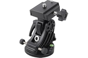 DPOFIRS Telescope Mount, Aluminum Alloy Latitude Adjustment Seat, Equatorial Wedge Instrument Latitude Base, for Astronomy Telescope Accessory