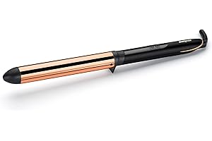 BaByliss Titanium Brilliance Waves Wand – 28mm Curling Wand for Soft Waves & Defined Curls, Professional Hair Curler with Titanium Coating, 6 Adjustable Heat Settings up to 210°C, Fast Heat-Up, 2356U