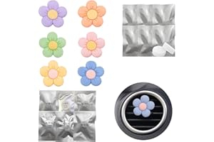 JCUGSBS 6 Pezzi Car Aromaterapia Diffusore,deodorante per auto,profumatori auto,profumatore macchina,accessori auto donna,profumi auto,per Auto Ciondolo per Interni d'Auto Con sostituzione