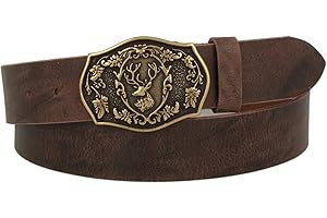 MGM Cintura Tradizionale Con Cervo Cintura Unisex - Adulto (Pacco da 1)