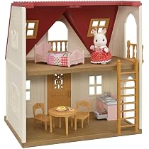 Figurines Lapin Chocolat Sylvanian Families - Set Coucher Des Sœurs Lapin Chocolat - 2 Figurines Et Accessoires Jouet Collection Miniature