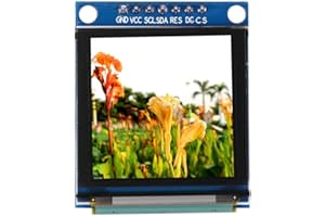 DollaTek Módulo de Pantalla OLED I2C IIC SPI Serie 128x128 Color OLED de 1.5 Pulgadas para Arduino