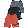 HELLCAT Pack of 3 Trendy Typographic Printed Mid rise Shorts for Boys