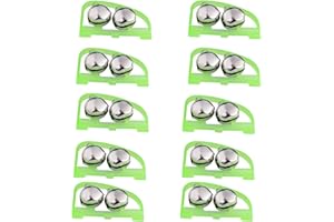 LiJuanWang Campana de Pesca,10 Pieza Campanas de Pesca,Alarma de Caña de Pescar,Caña De Pescar Campanas Alarma,Campana De Anillo De Pesca Caña De Pescar para Pesca al Aire Libre