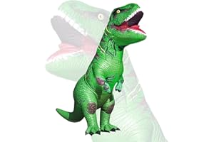Eayaele Inflatable T-rex Costumes, Inflatable Dinosaur Costume, Adult Tyrannosaurus Rex Suit, Carnival, Party, Dino Costume, Men and Women
