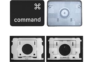 CTBDZ Tapa de llave individual con bisagra de repuesto para MacBook Pro M1 M2 A2141 A2251 A2289 A2338 A2442 A2485, repuesto para MacBook Air A2179 A2337 A2681 (tecla de comando izquierda)