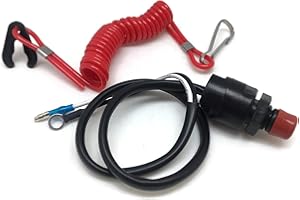 ITACO Kill Stop Switch Lanyard 87-97765M fit Mercury Mercruiser Mariner Outboard 2/4T