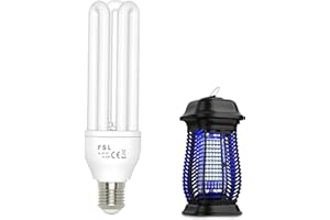 "XGAYOO - "Bug Zapper Replacement Bulb with E27 Base, 3U Shaped Tube Bulb for Mosquito Zapper Outdoor 20W, Compatible, Homesuit, PALONE, Meilen