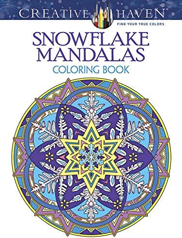 Creative Haven Snowflake Mandalas Coloring Book