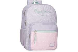 Pepe Jeans Renata Mochila escolar mochila infantil fabricada en Poliéster, Tirantes anchos y ajustables que se adaptan, bolsillo frontal. De Joumma Bags