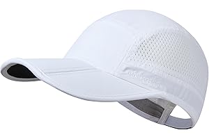 GADIEMKENSD Folding Outdoor Hat UPF 50+ Sun Protection Mesh Sport Hat