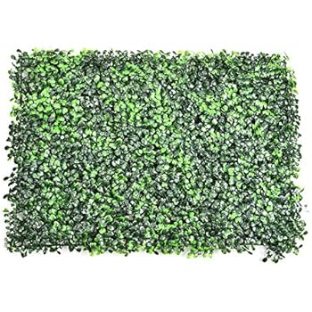 künstliche Hecke Spalier faux grün Privatsphäre Zaun Bildschirm