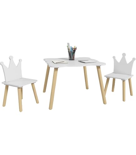 MakeThisMine Sedia Personalizzata Per Bambini IKEA LATT - Legno Righe E Stelle Arcobaleno Con Nome Inciso