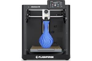 Flashforge Adventurer 5M 3D-skrivare med felfritt första lager, automatisk utjämning och snabbfrigörande munstycke, maxhastig