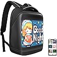 Bewinner Bluetooth LED Backpack - Waterproof Fashionable Pixel Backpack with Reflective Straps & Programmable Display, APP Control Shoulders Bag for Party DIY