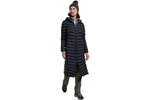 Mountain Warehouse Florence Womens Winter Long Padded Jacket - Water Resistant Rain Coat, Lightweight Ladies Jacket, Warm, 30C Heat Rating - for Outdoors, Walking