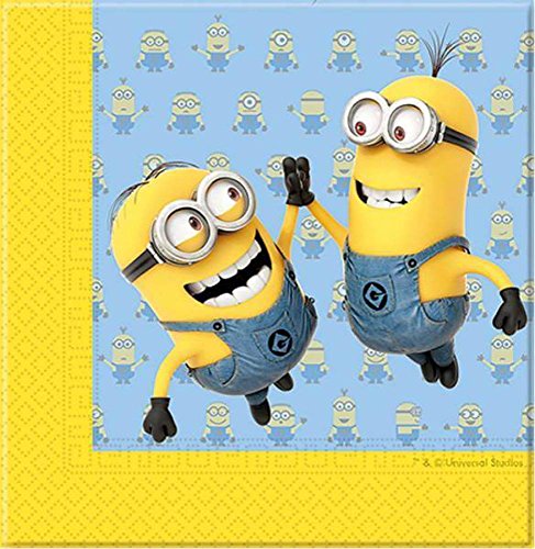 52-teiliges Party-Set Minions – Lovely Minions – Teller Becher Servietten für 16 Kinder - 4