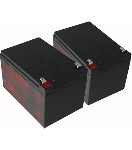 Batteria Ricambio Per UPS APC Smart-UPS SC 450 - 6V 7Ah, Piombo Acido, Kit Da 2