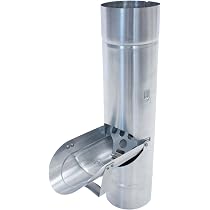 Clapet Anti-retour Pour Gouttière En Zinc-titane Avec Tamis - Tailles 76 à 100 Mm (Modèle 100 Mm)