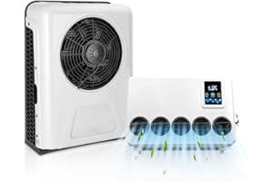 Aspligo 12 V Truck Air Conditioning 10000BTU Split Electric AC Unit 12 Volt Fit for Motorhomes Campers Bus Trailers Tractors Camper Van Parking Air Conditioning Quick Cooling Low Noise