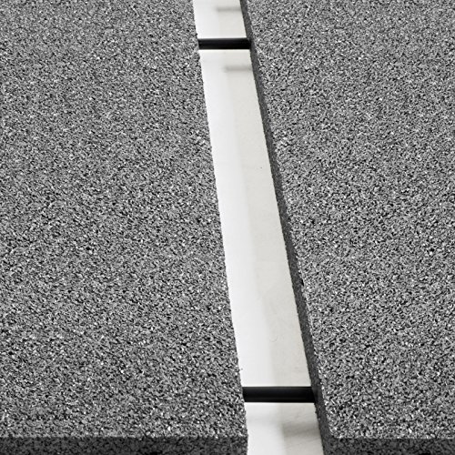 Fallschutzmatten Play Protect United | mit Steckverbindern | grau | Fallschutz made in Germany | einzeln oder im 2er Set (2 Stück: 100 x 100 cm) - 4