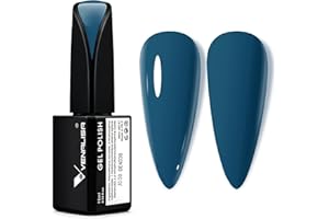‎V VENALISA VENALISA UV Nagellack blau 15ml Gel Nagellack anfänger für UV Nagellampe Langlebige Maniküre Nagelgellack Soak Off Nail Gel Polish Schellack Blue