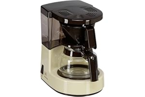 Melitta Cafetera de filtro con jarra de vidrio, Para 2 tazas de café, Aromaboy, Crema, 1015-03