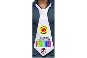 DOR IMPORT S.R.L. CRAVATTONE FINALMENTE PENSIONE - Maxi Cravatta Gadget idea regalo scherzo