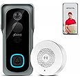 Ozone Smart Video Door Bell with Camera for Home | Instant Visitor Video Call On Phone | Wireless Video Doorbell Camera | Security Alarm with Motion Sensor | 1080p Camera | Works with Alexa & Google