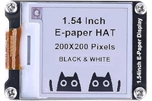 Xicoolee 1.54 Inch E-Ink Display Module for Raspberry Pi 4B/3B+/3A+/3B/2B/B+/A+ Zero W 2W Epaper Screen for Arduino/Jetson Nano