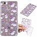 Produktbild LMAZWUFULM Hülle für Huawei P9 lite 2016 / VNS-L31 (5,2 Zoll) Ultra Dünn Weiche TPU Silikon Schutzhülle Einhorn-Spaß Muster Transparent Handyhülle Flexible Rückschale Cover für Huawei P9 lite 2016