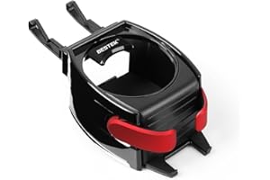 BESTEK Universal Car Cell Phone Holder, Car Bottle Holder for Cooling Water or Drinks with 3 Pairs of Interchangeable Hooks