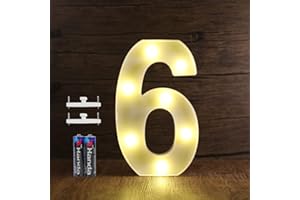 SMOTOT LED Buchstaben Lichter Alphabet Lampe Buchstabe Beleuchtung Lampe Beleuchtete Nachtlichter Dekoration für Geburtstag Weihnachten Hochzeit Party Valentinstag mit 2AA Batterie Spurlose Haken