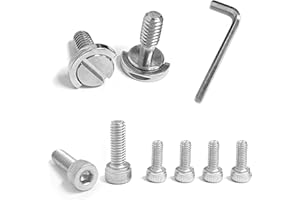 BEIIEB 2 camera screws, 4 M3 screws, 2 M4 screws, 1 Allen key, suitable for camera tripod, quick release plate
